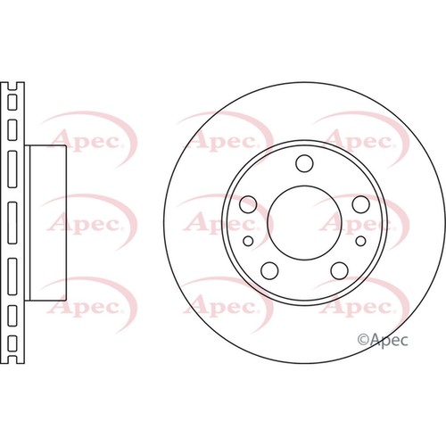 Brake discs vented for fiat - 2x,