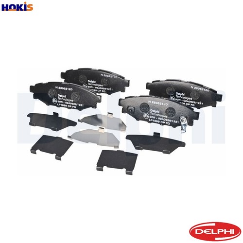 Brake pad set disc - pad,