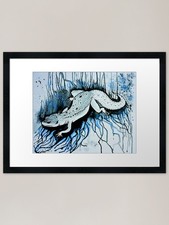 Enigma Leopard Gecko Framed