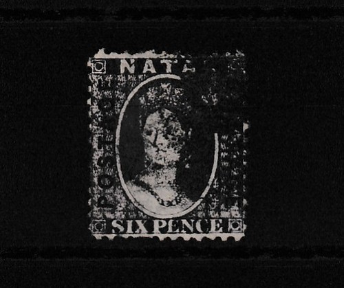 Natal 1870 chalon sg62 - 1870, 6d
