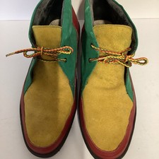Mens Rasta High Top Suede Shoe