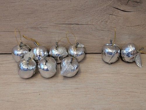 Vintage silver foil apple - vintage,