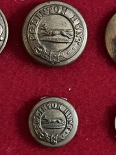 Hunt Livery Buttons. Eglinton Foxhounds. 22mm & 16mm. Foxhunting.