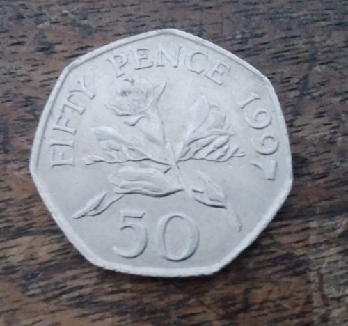 1997 bailiwick guernsey 50p - of,