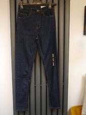 New ex chain store The Carrie indigo blue high waisted skinny jeans size 6 reg