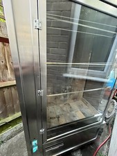 Commercial Charcoal and Electric chicken grill - with 6 skewers for 36 chickens