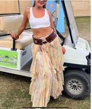 Zara ZW Collection Printed Ruffle Skirt Floral Multi Size XL REF: 3694/011