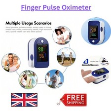 Fingertip Pulse Oximeter LED Display Blood Oxygen Saturation SpO2 Health Monitor