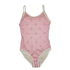 Dior Girls Pink Logo Print One Piece Swimsuit Age 10 Years