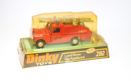 Dinky 282 land rover fire - dinky,