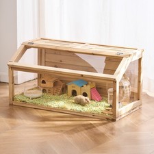 Wooden Hamster Cage Habitat