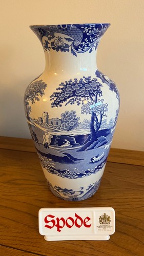 Spode blue italian - italian, vase