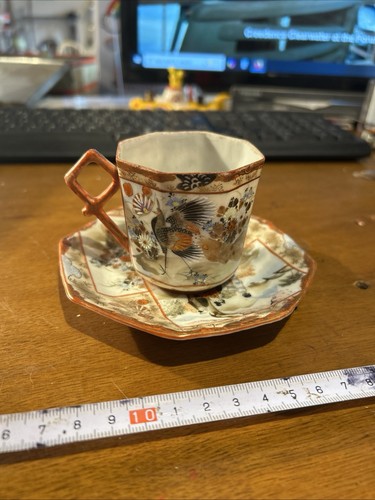 Antique japanese kutani cup - antique,