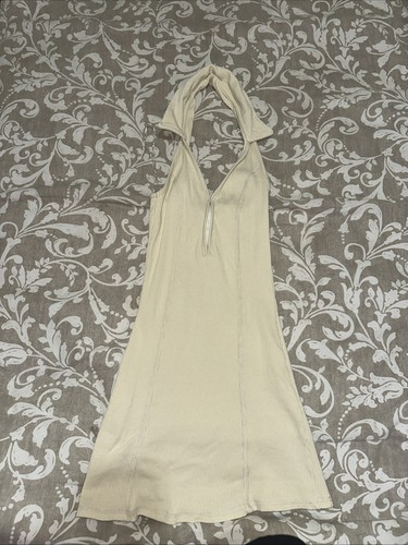 Cream bdg reece halterneck - cream,