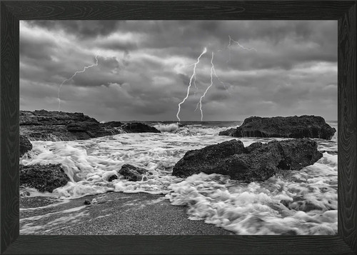 Black and white storm - , sky