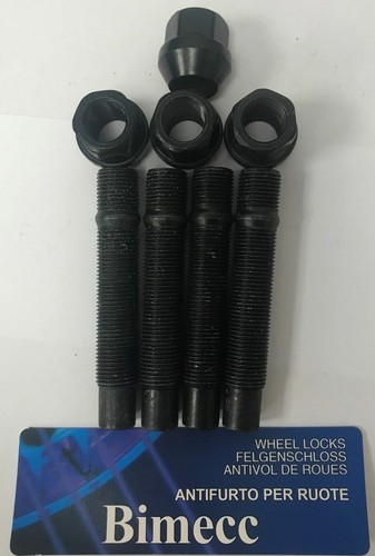 Alloy wheel studs - open, nuts