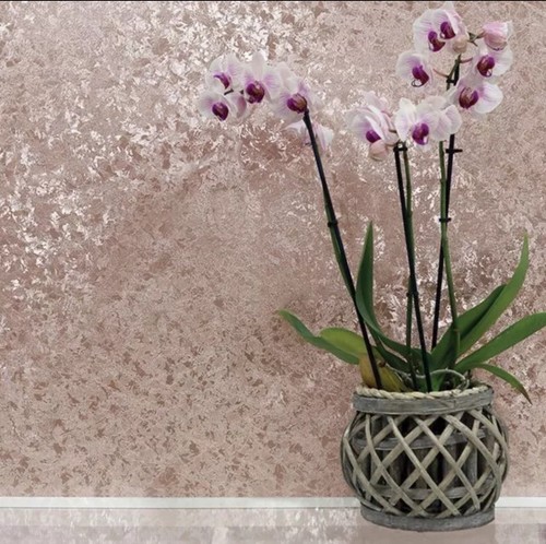 Metallic foil crushed velvet - metallic,