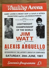 Jim Watt Vs Arguello Fight