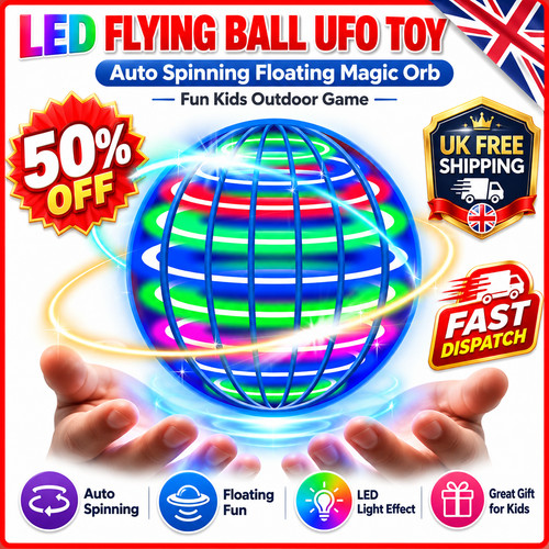 Led flying ball - ufo, toy