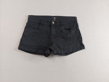 H&M Women Shorts 6 Black Mid