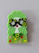 New 3D Acrylic Brooch