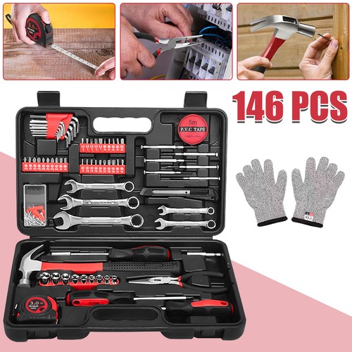146 pcs hand tool kit - kit, set