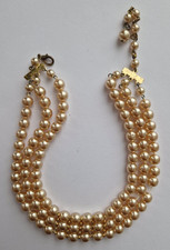 Vintage Triple Strand Faux