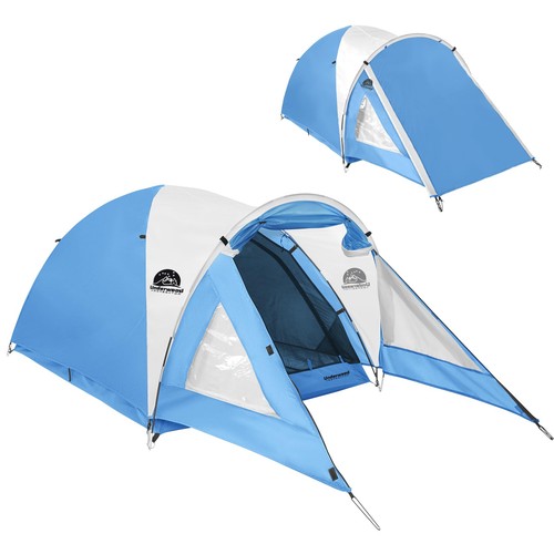 Man tent with porch - with,