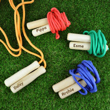 Personalised Wooden Handle Skipping Rope Children's Christmas Stocking Filler
