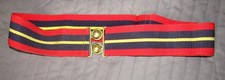 VINTAGE ROYAL REGIMENT OF ARTILLERY ‘GIRDLE/STABLE’ BELT with Double Brass Loop