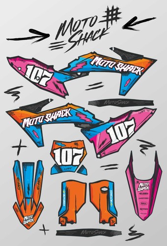 Sketch ktm graphics kit - sketch,