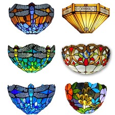 Pair of 2 Tiffany Wall Lamps