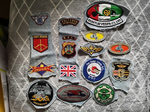Scooter rally patches rare - scooter,