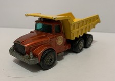 Vintage Matchbox Superkings K19 Scammell Contractor's Tipper Truck 