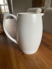 Keith Murray Wedgwood Jug in off white colour, with full signature.