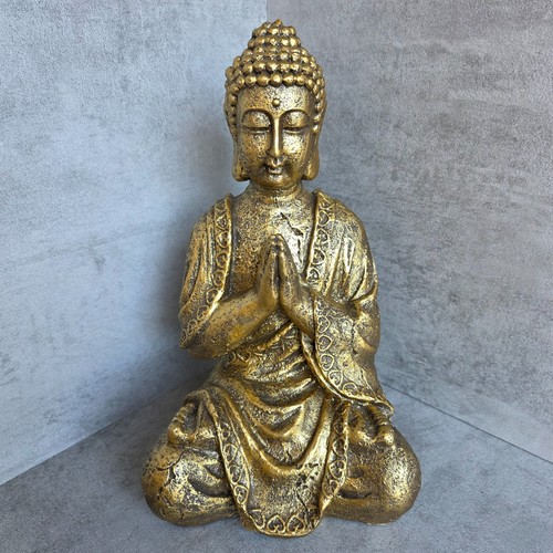 Gold buddha statue resin - buddha,