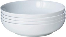 Denby White By 4 Piece Pasta Bowl Set