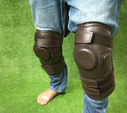 Leather polo riding knee - polo,