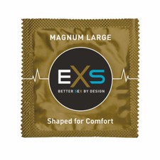 EXS Condoms Magnum (Large Size) Extra Lubricated Great Feel UK