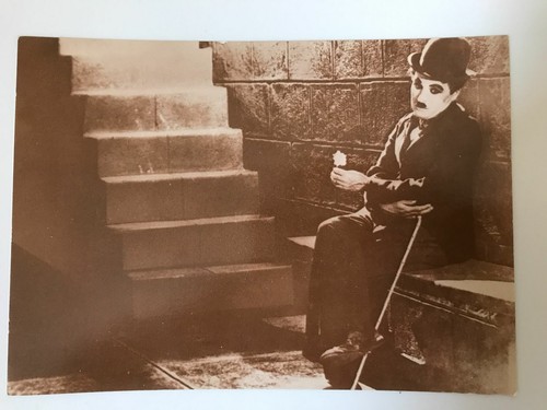Rare charlie chaplin postcard - rare,