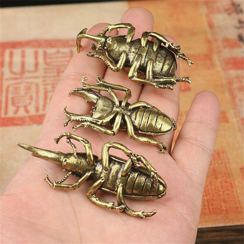 Solid brass insect figurine - solid,