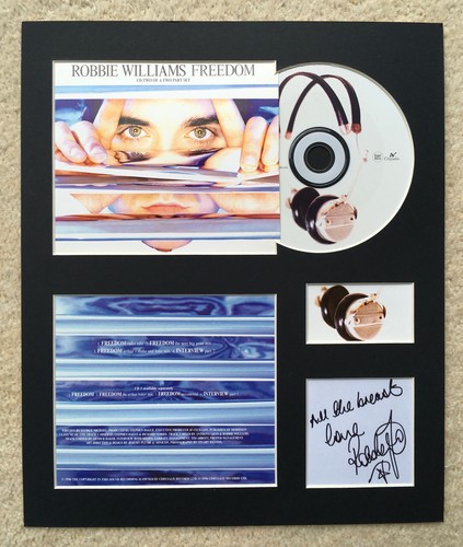 Robbie williams signed - williams,