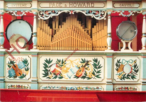 Picture postcard organ - picture, postcard,