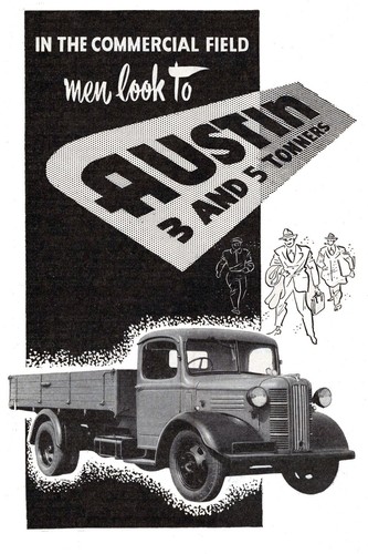 Austin trucks vintage - austin, ad