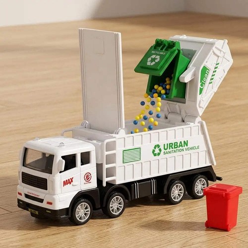 Garbage truck toy recycling - garbage,
