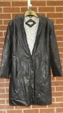 Modern Classics - Long PVC/Faux Leather Coat - Size 20 - Good Used Condition