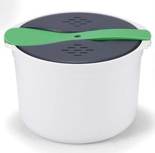 Microwave Rice Cooker 2L Green Easy Clean