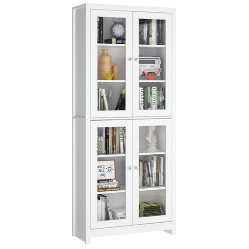 Display cabinet with - cabinet, glass