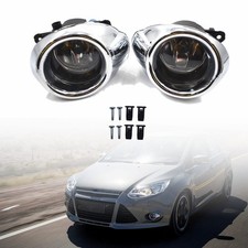 2Pcs Clear Lens Driving Fog