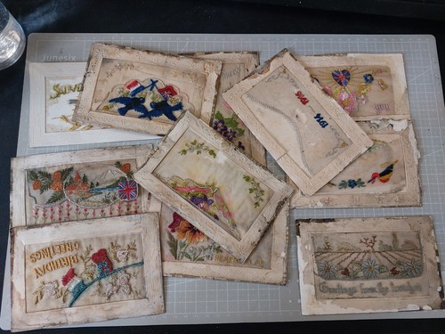 Damaged lot ww1 - -,